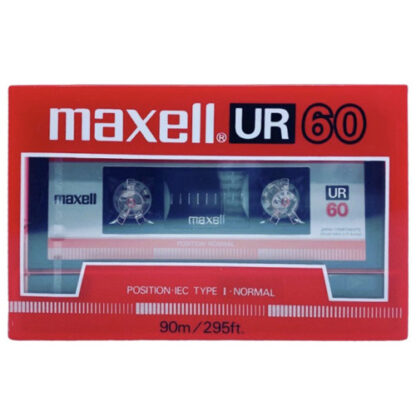 Audiokazeta MC kazeta Maxell UR60 1986-87