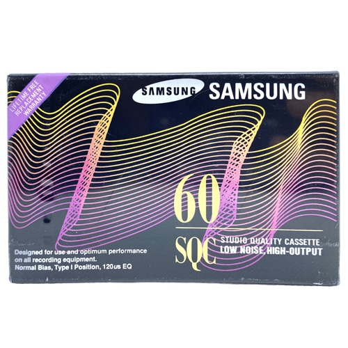 Audiokazeta MC kazeta Samsung SQC 60