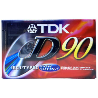 audiokazeta TDK D 90 1997-01 US