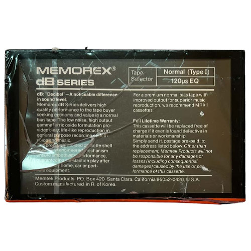 MEMOREX dB 60 - Obrázek 2