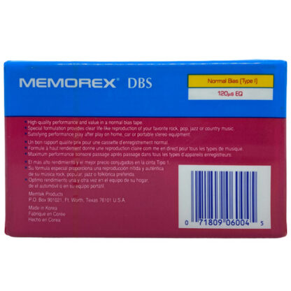 memorex dbs 1995-96 US