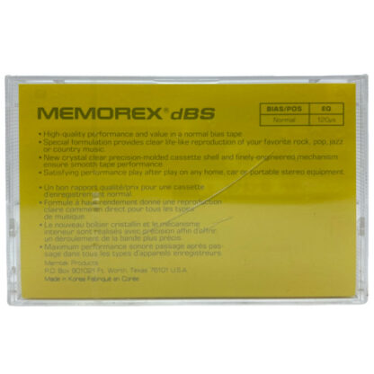 memorex dbs60 1989-90 US