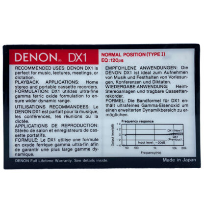 DENON dx1 60 1987