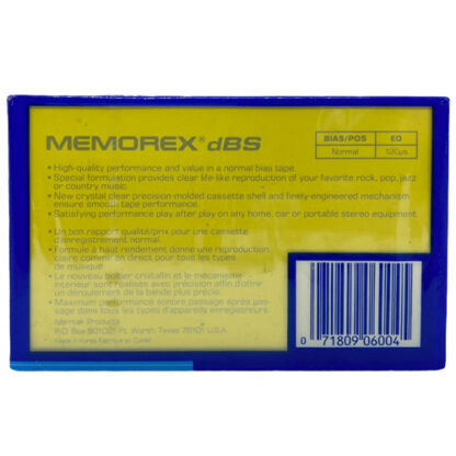 Memorex dbs90 1989-90 EU