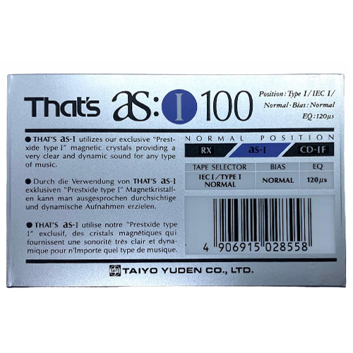 That's AS-I 100 1991-92 US)