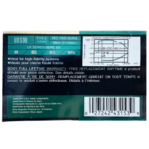 sony ux-s 90 1990-92 US