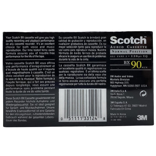 Scotch BX 60 (1993-96 US) - Obrázek 2