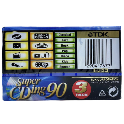 TDK Super Avilyn CDding 90 (3pack) - Obrázek 3