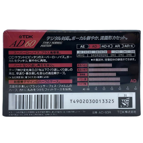 TDK AD 60 (1991-92 JPN) - Obrázek 2