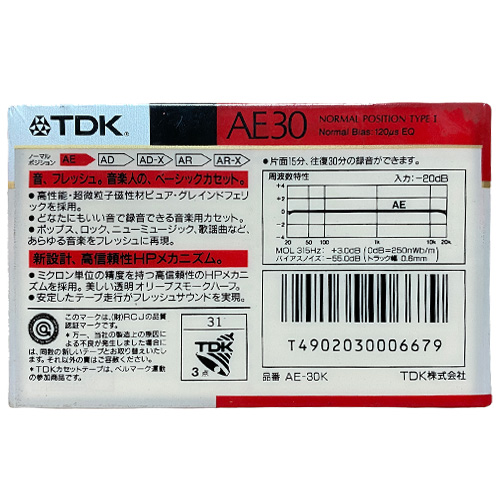 TDK AE30 (1988 JPN) - Obrázek 2