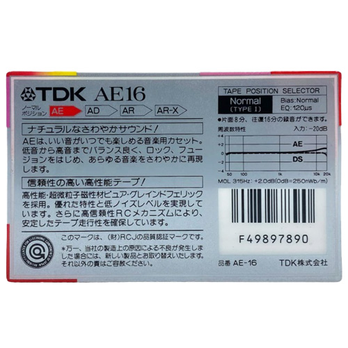 TDK AE 16 (1987-88 JPN) - Obrázek 2