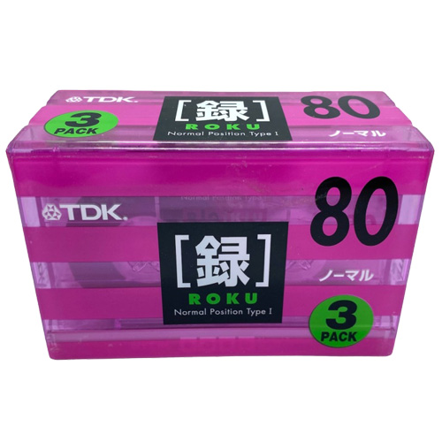 TDK ROKU 80 (3pack)
