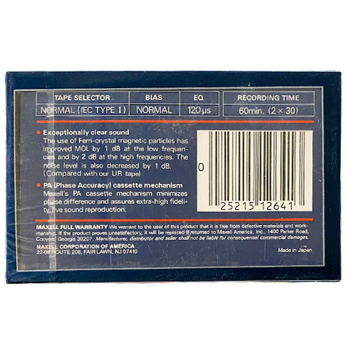 MAXELL UDS-I 60 (1985 US) - Obrázek 2