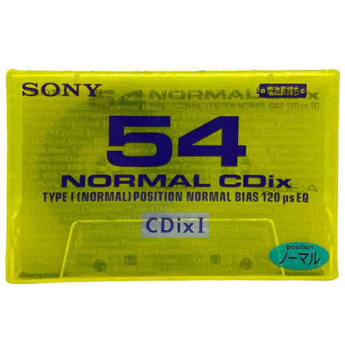 SONY CDix I 54 (1997 JPN)