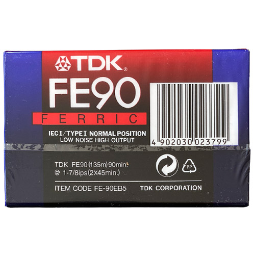 TDK FE 90 Ferric (5pack) - Obrázek 3