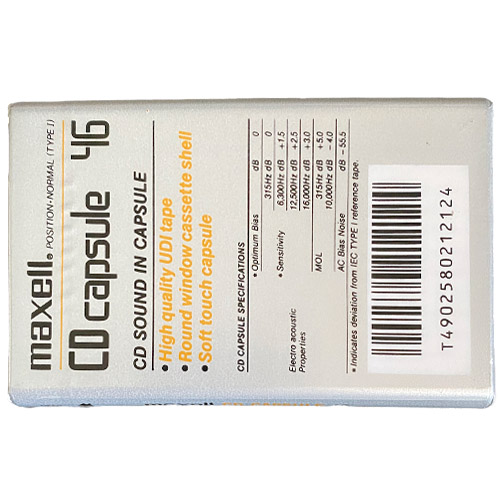 MAXELL CD Capsule 46 (1990-91 JPN) - Obrázek 2