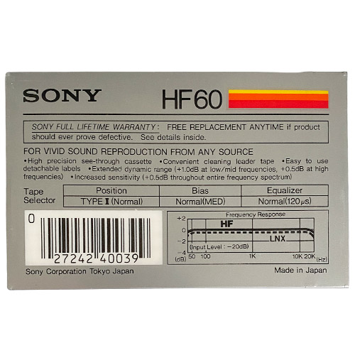 SONY HF 60 (1985) - Obrázek 2