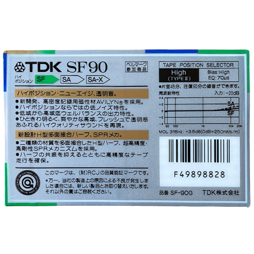 TDK SF 90 (1987-88 JPN) - Obrázek 2