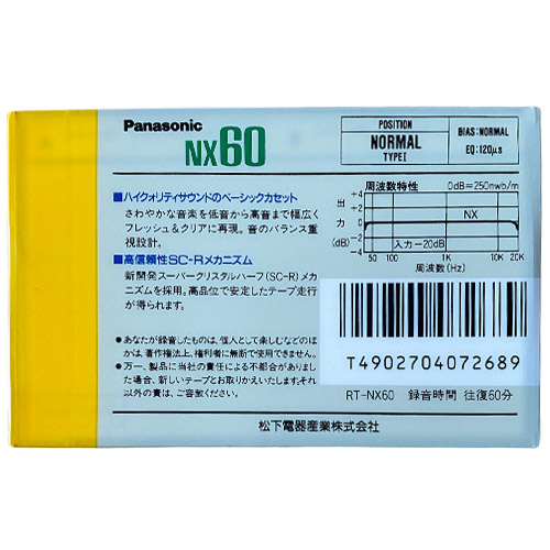 PANASONIC NX 60 (1989-93 JPN) - Obrázek 2