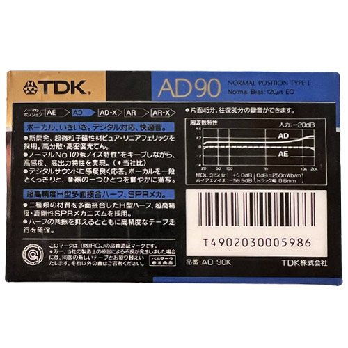 TDK AD 90 (1988-89 JPN) - Obrázek 2