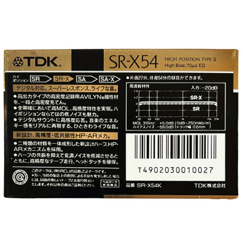 TDK SR-X 54 (1989 JPN) - Obrázek 2