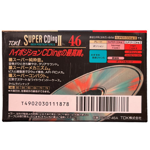 TDK Super CDing-II 46 (1993-94 JPN) - Obrázek 2