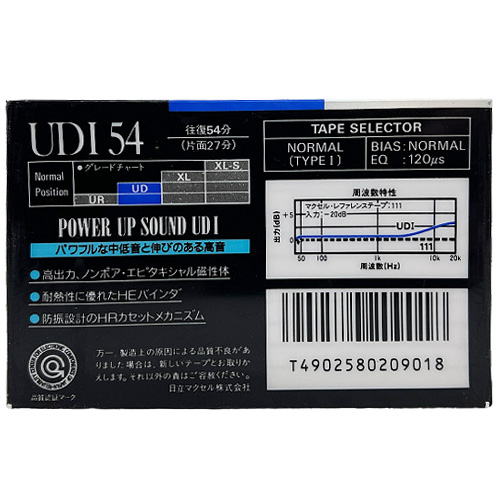 MAXELL UDI 54 (1988-89 JPN) - Obrázek 3