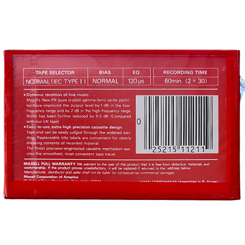 MAXELL UR 60 (1986 US) - Obrázek 2