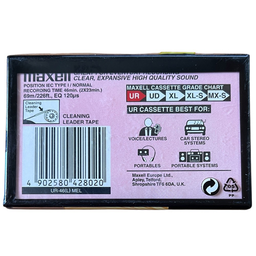 MAXELL UR 46 (2000-02 EU) - Obrázek 2