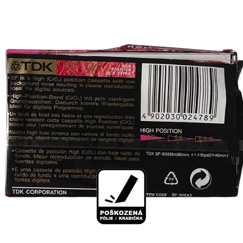 TDK SF 90 (3pack) - Obrázek 2