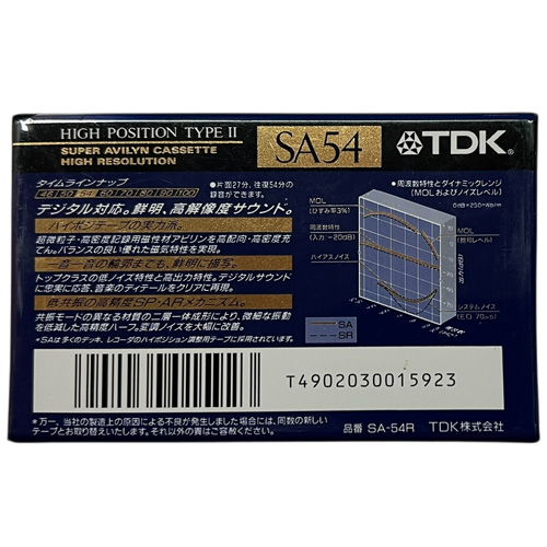 TDK SA 54 (1992-93 JPN) - Obrázek 2