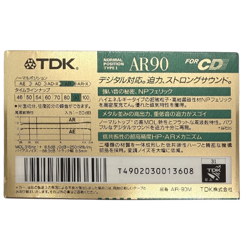 TDK AR 90 (1990-95 JPN) - Obrázek 2