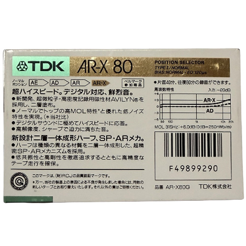 TDK AR-X 80 (1989 JPN) - Obrázek 2