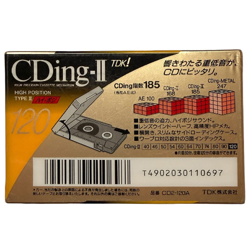 TDK CDing-II 120 (1993-94 JPN) - Obrázek 2