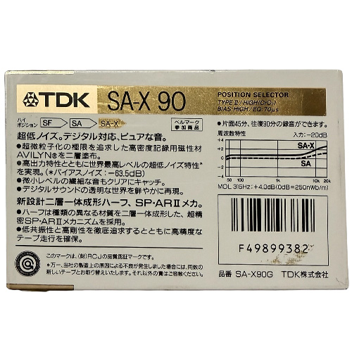 TDK SA-X 90 (1989 JPN) - Obrázek 2