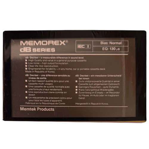 Memorex dB 90 (1985-86 US) - Obrázek 2