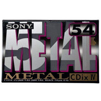 SONY CDix IV Metal 54 (1992 JPN)